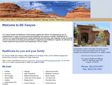 Tablet Screenshot of dc-canyon.com